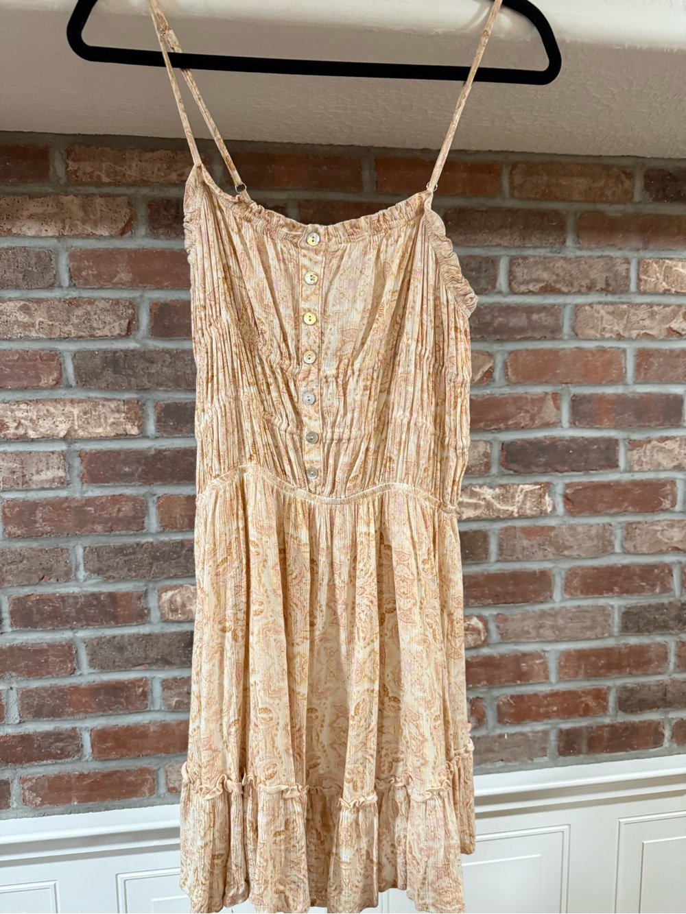 Z SUPPLY Floral Gauze Tiered Button-Front Mini Dress - Picture 4 of 6
